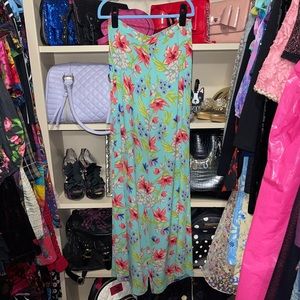 VTG Betsey Johnson Floral Vibrant Pants